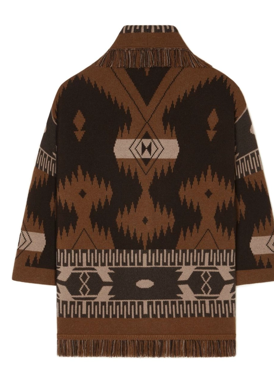 Affordable patterned-jacquard cashmere cardigan Alanui Women 0728